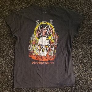 Vintage Band Graphic Tee - Black